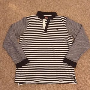 Modern amusement striped long sleeve M
